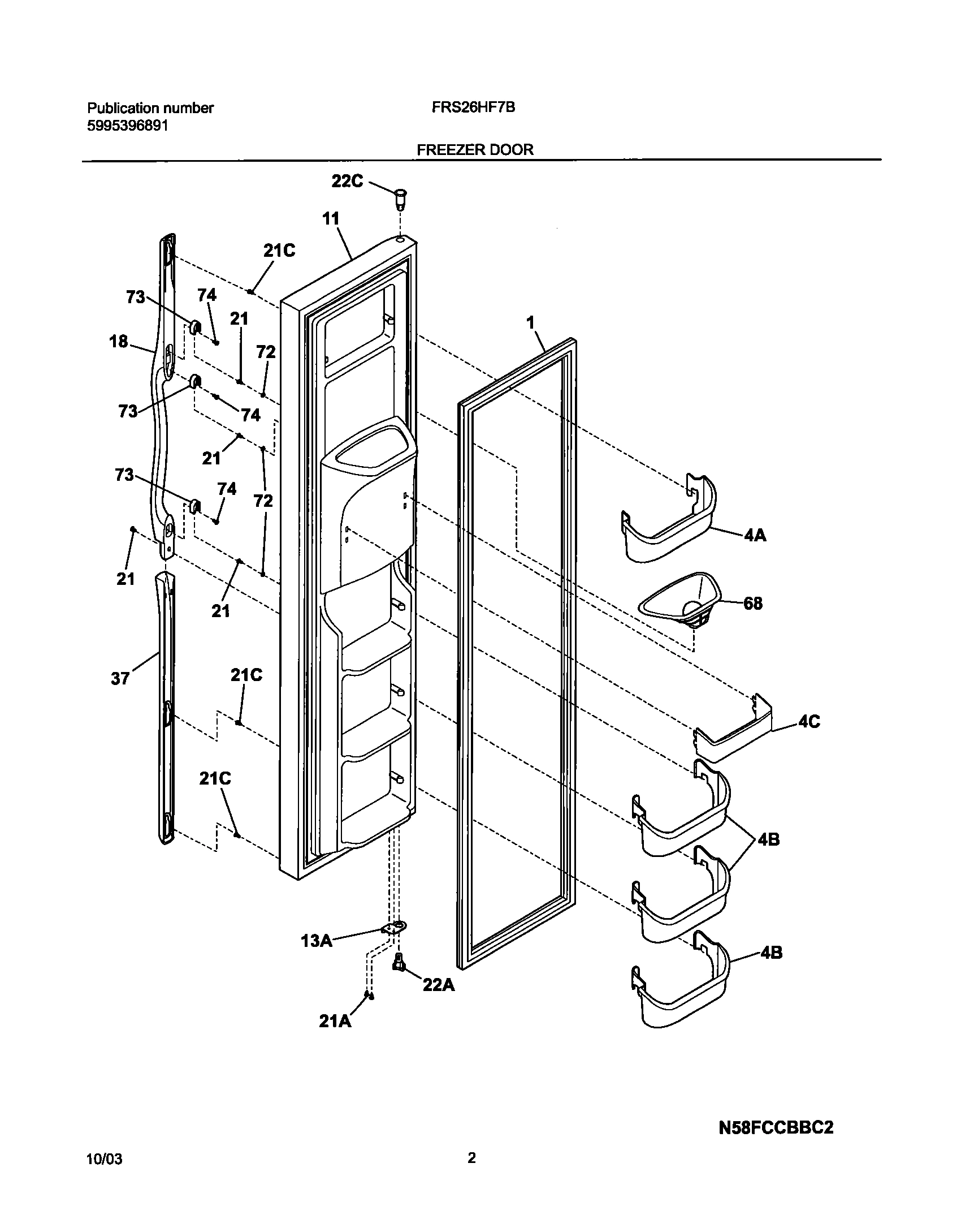 03 - FREEZER DOOR