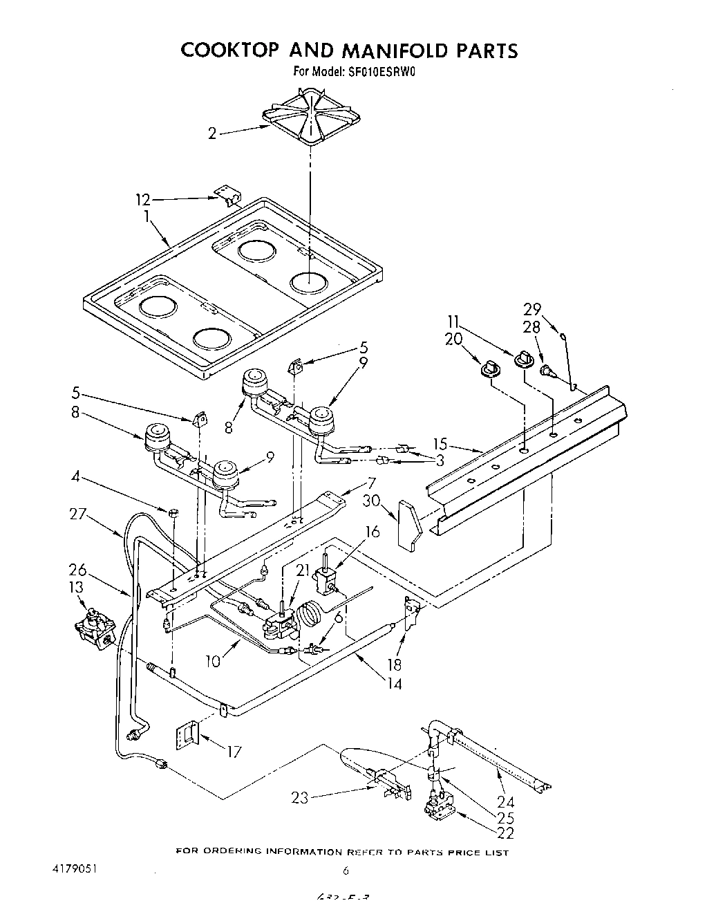 05 - COOK TOP AND MANIFOLD , LITERATURE