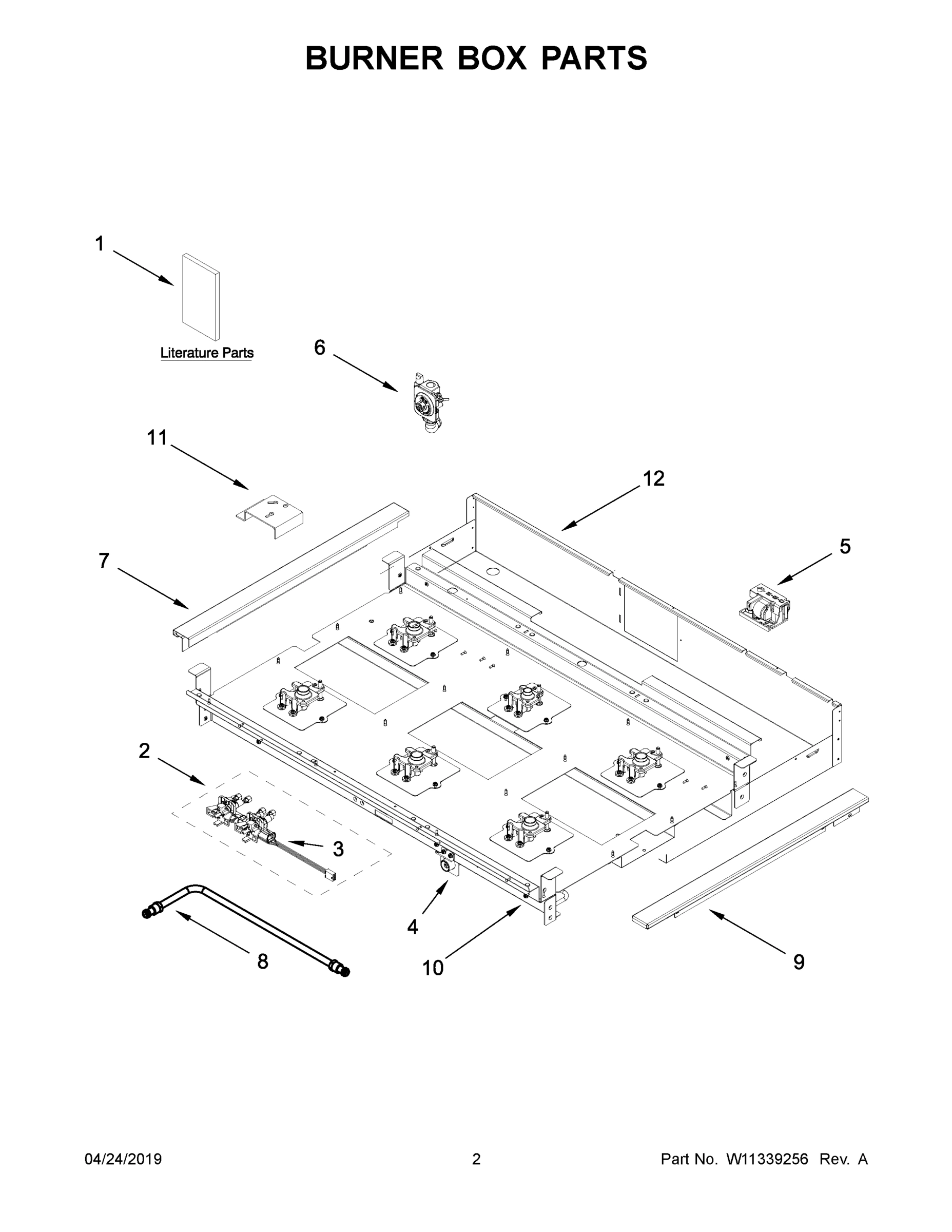 02 - BURNER BOX PARTS