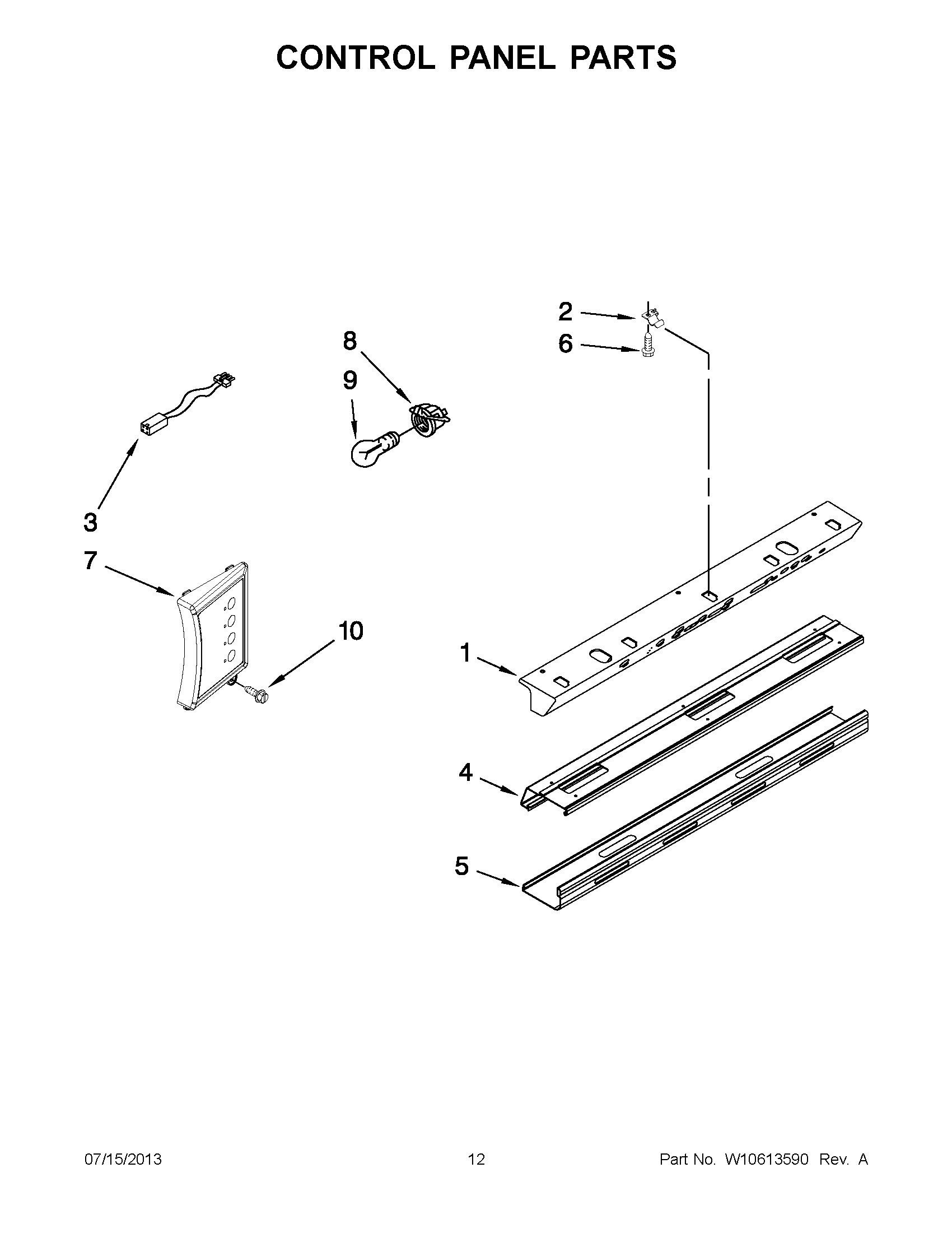 06 - CONTROL PANEL PARTS