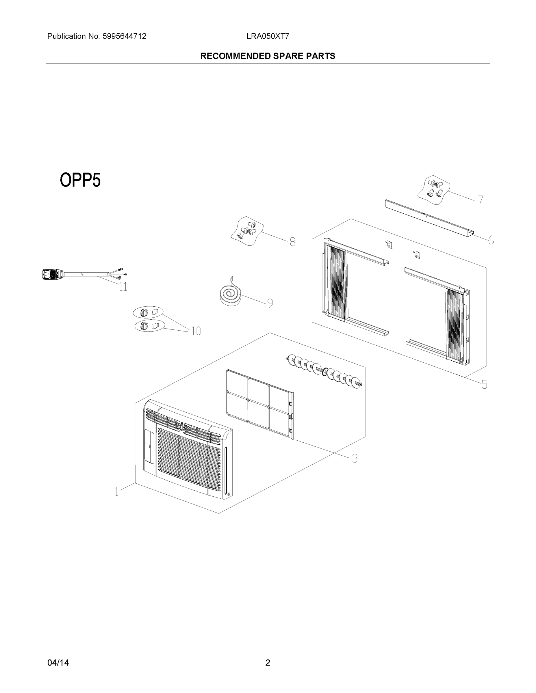 02 - RECOMMENDED SPARE PARTS