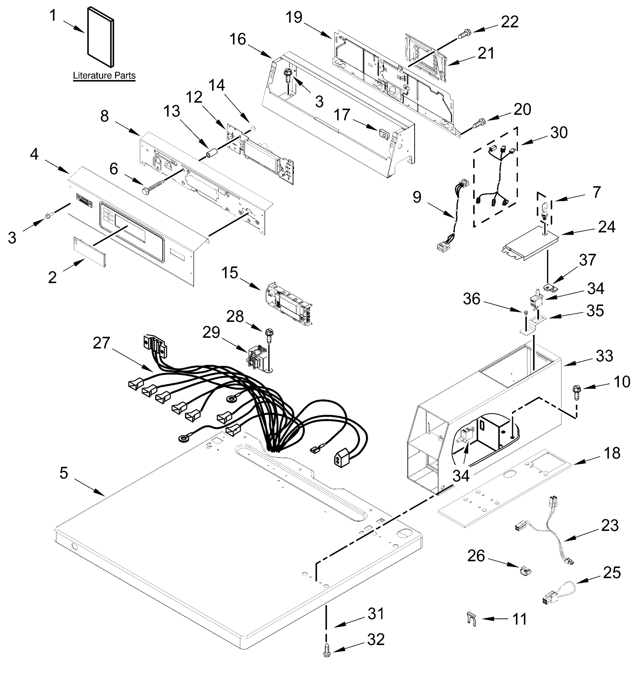 TOP AND CONSOLE PARTS