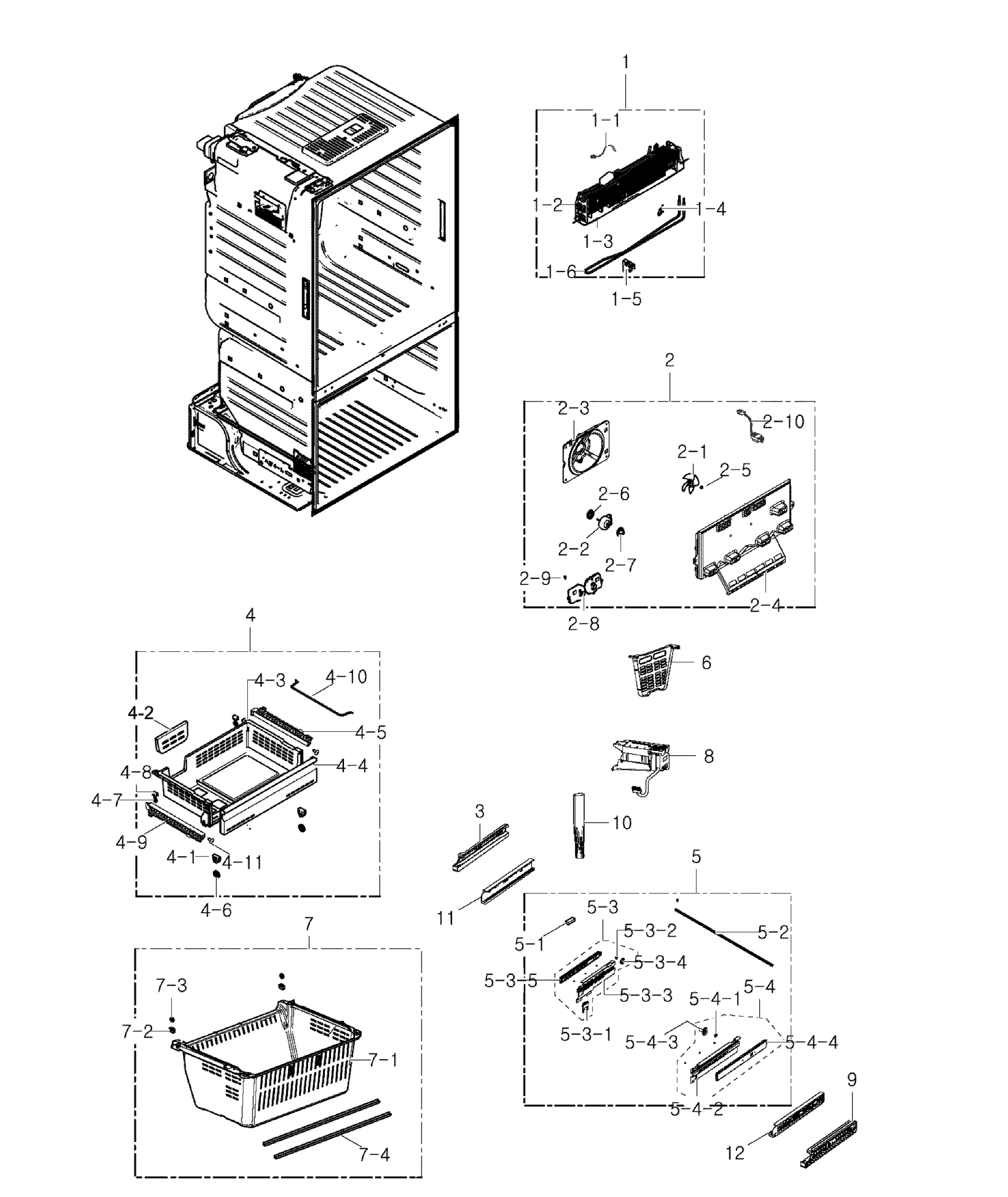 Freezer Assembly/ Icemaker
