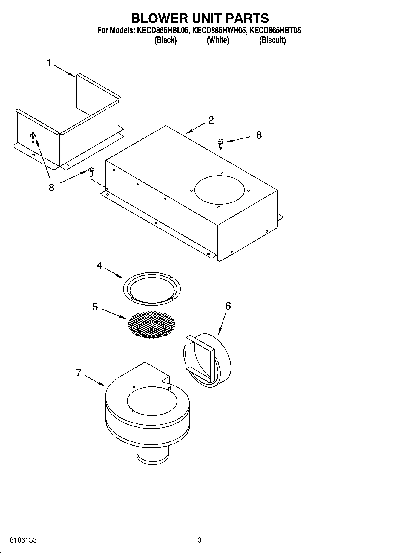 02 - BLOWER UNIT PARTS, OPTIONAL PARTS
