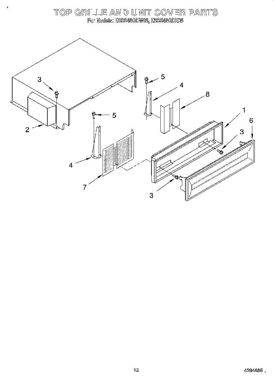 09 - TOP GRILLE AND UNIT COVER