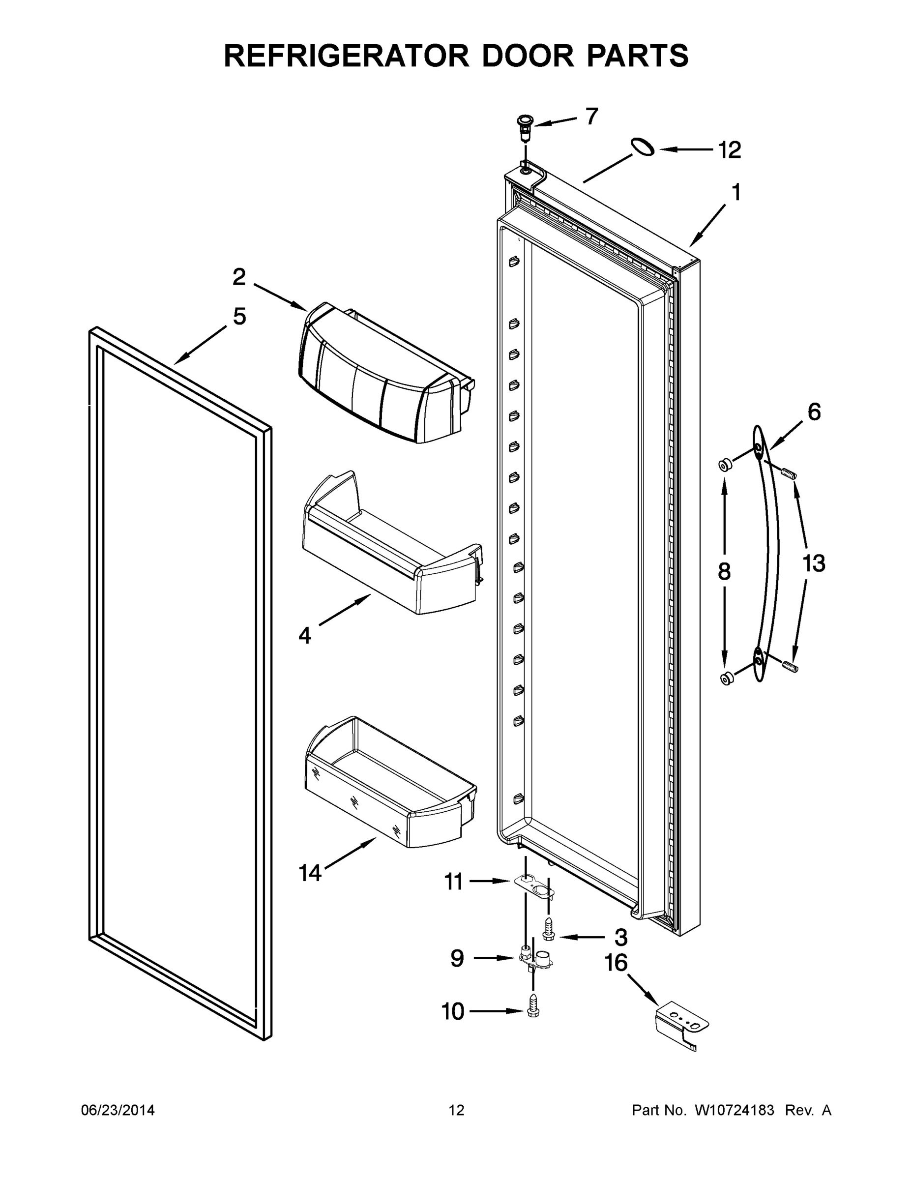 07 - REFRIGERATOR DOOR PARTS
