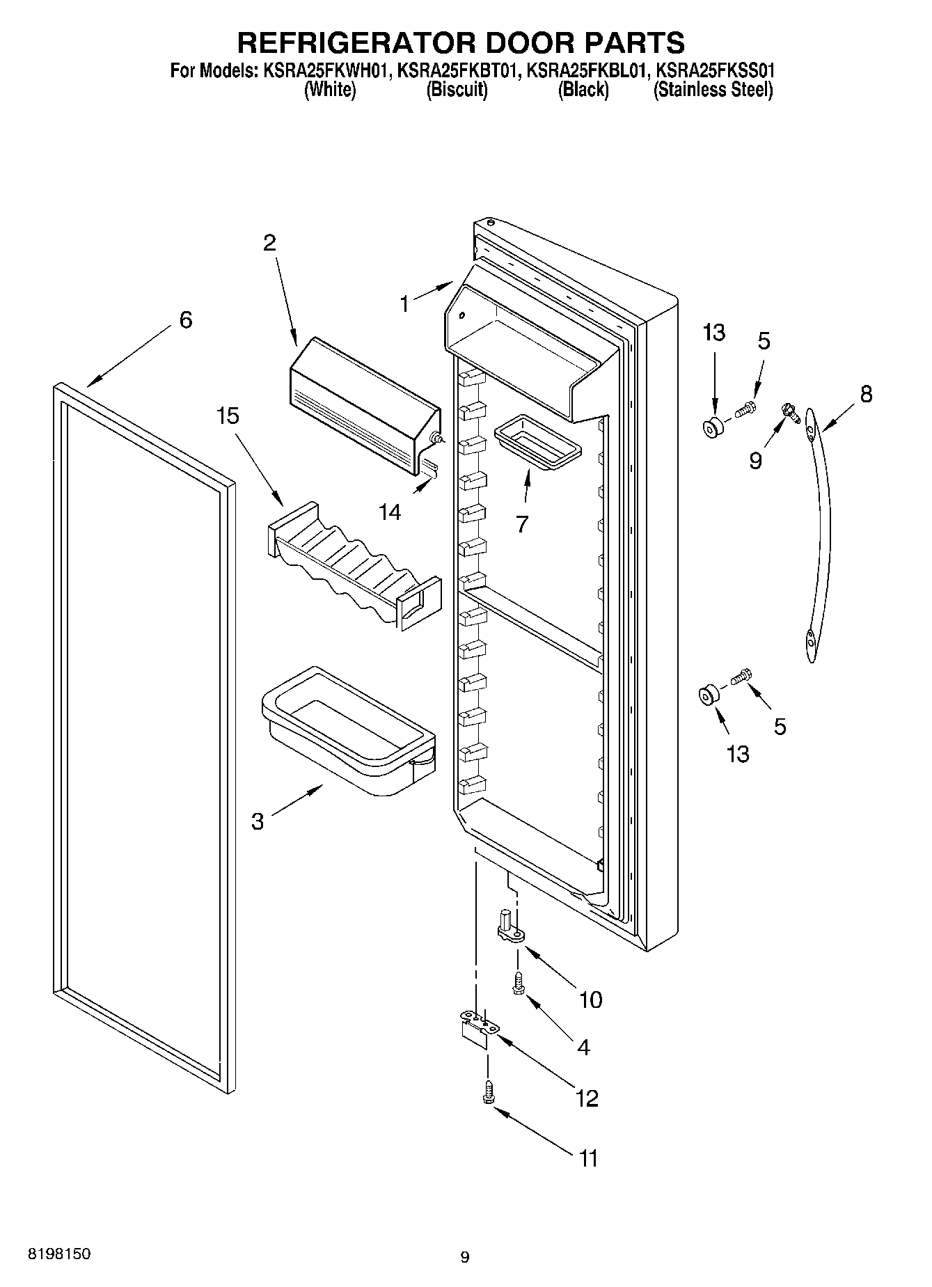 06 - REFRIGERATOR DOOR PARTS
