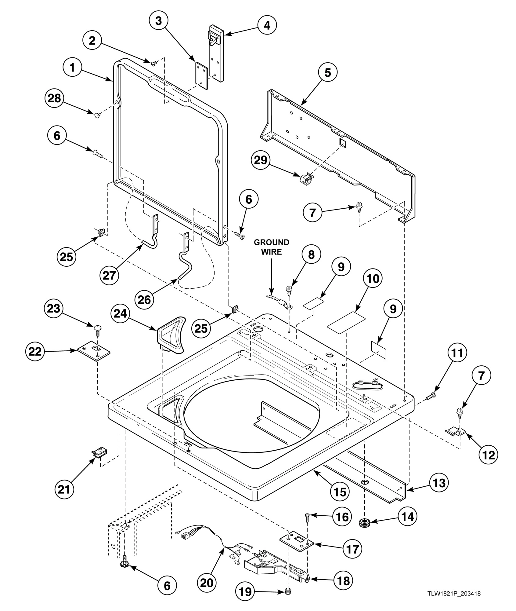 Top, Lid and Lid Lock