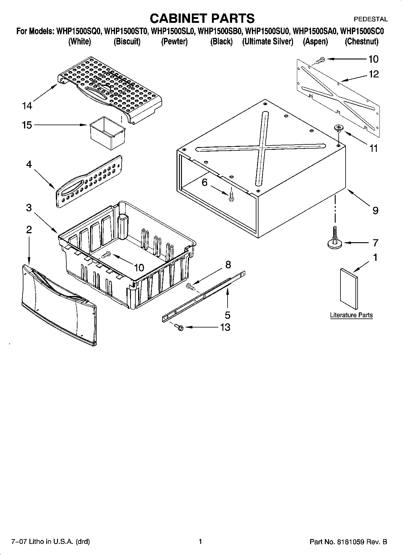 01 - CABINET PARTS