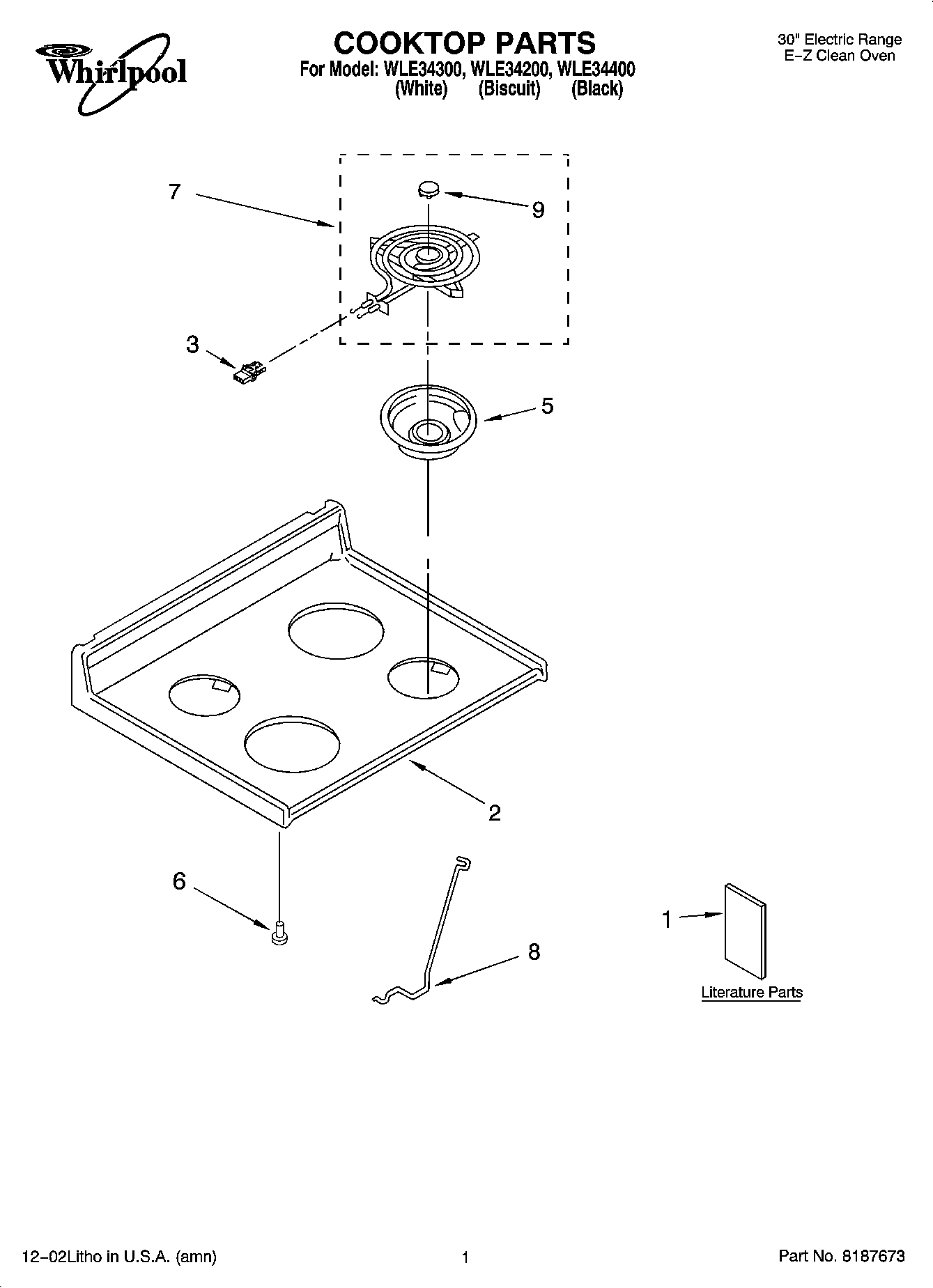 01 - COOKTOP PARTS