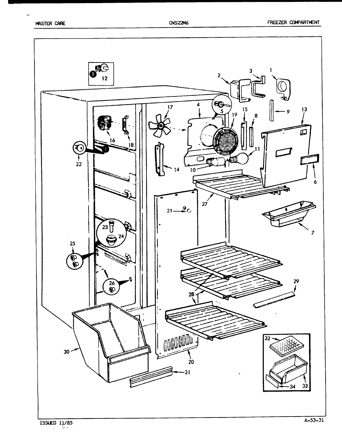 01 - FREEZER COMPARTMENT