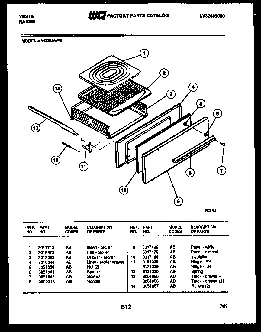 06 - BROILER DRAWER PARTS