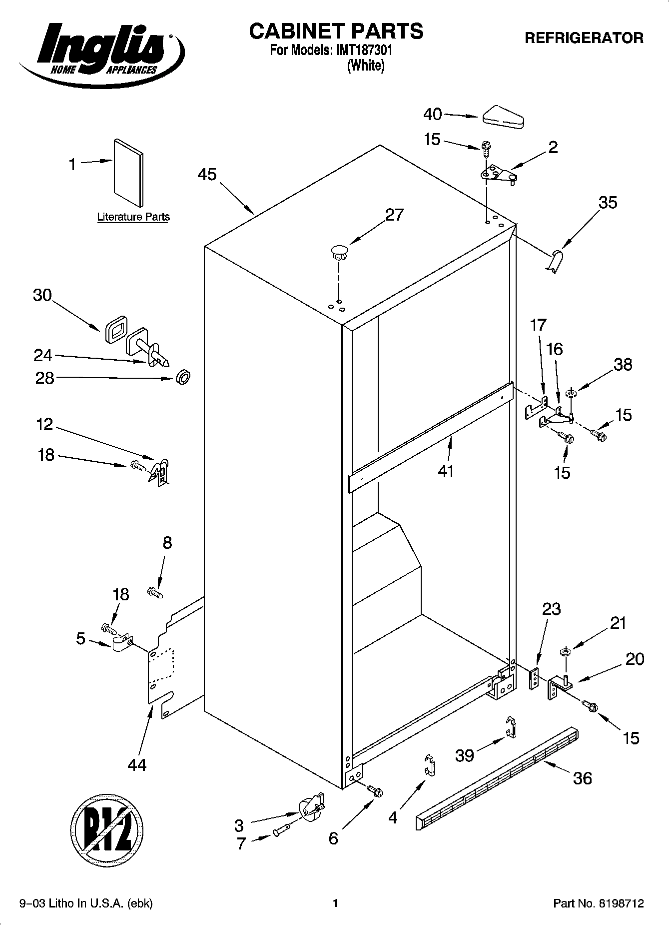 01 - CABINET PARTS