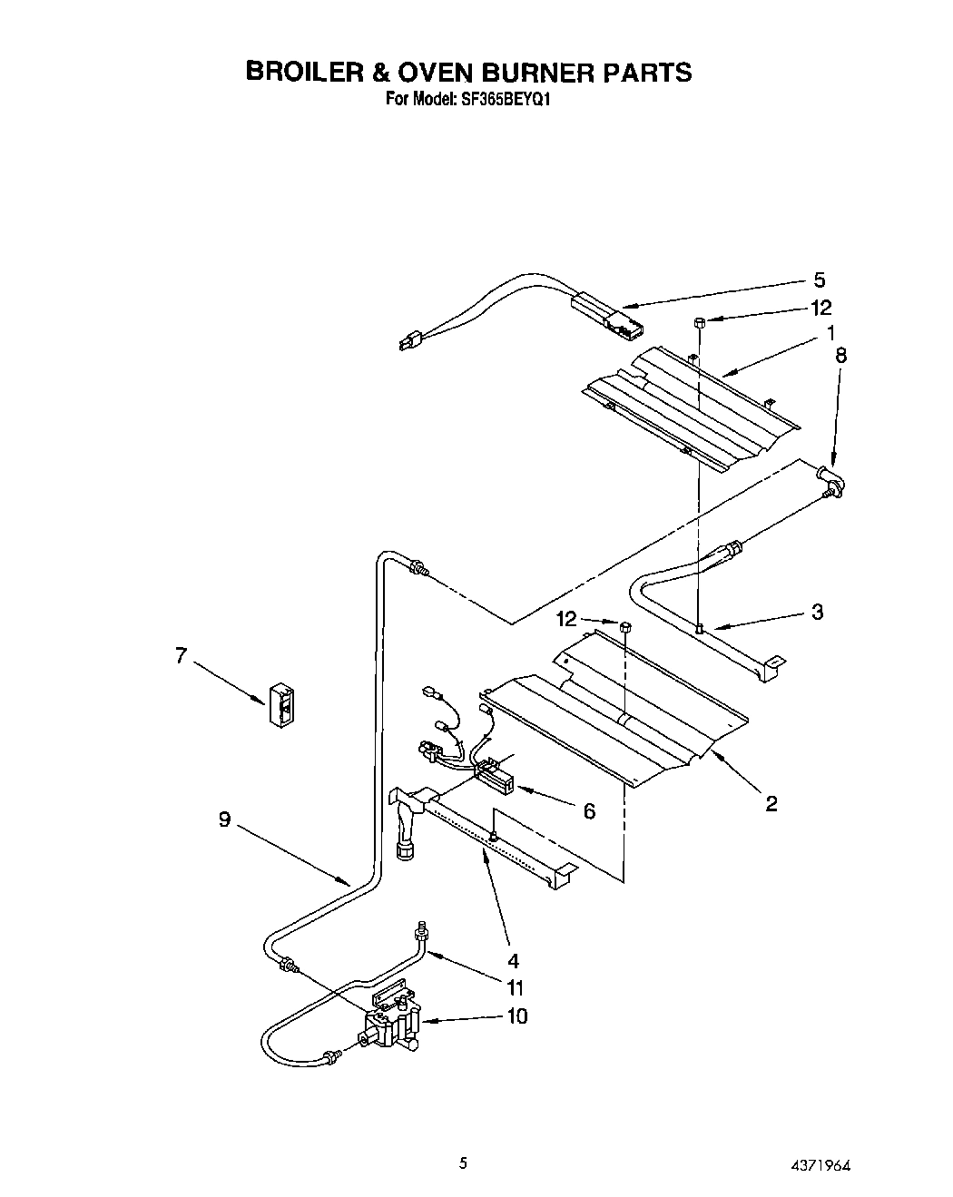05 - BROILER AND OVEN BURNER