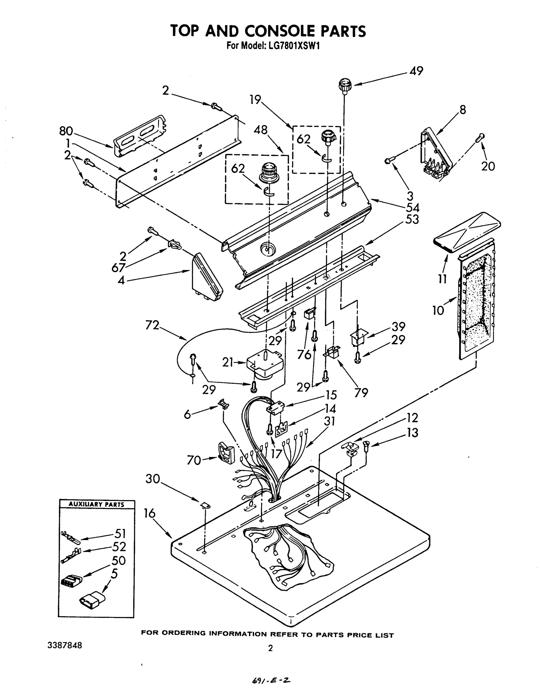 02 - TOP AND CONSOLE , LITERATURE AND OPTIONAL