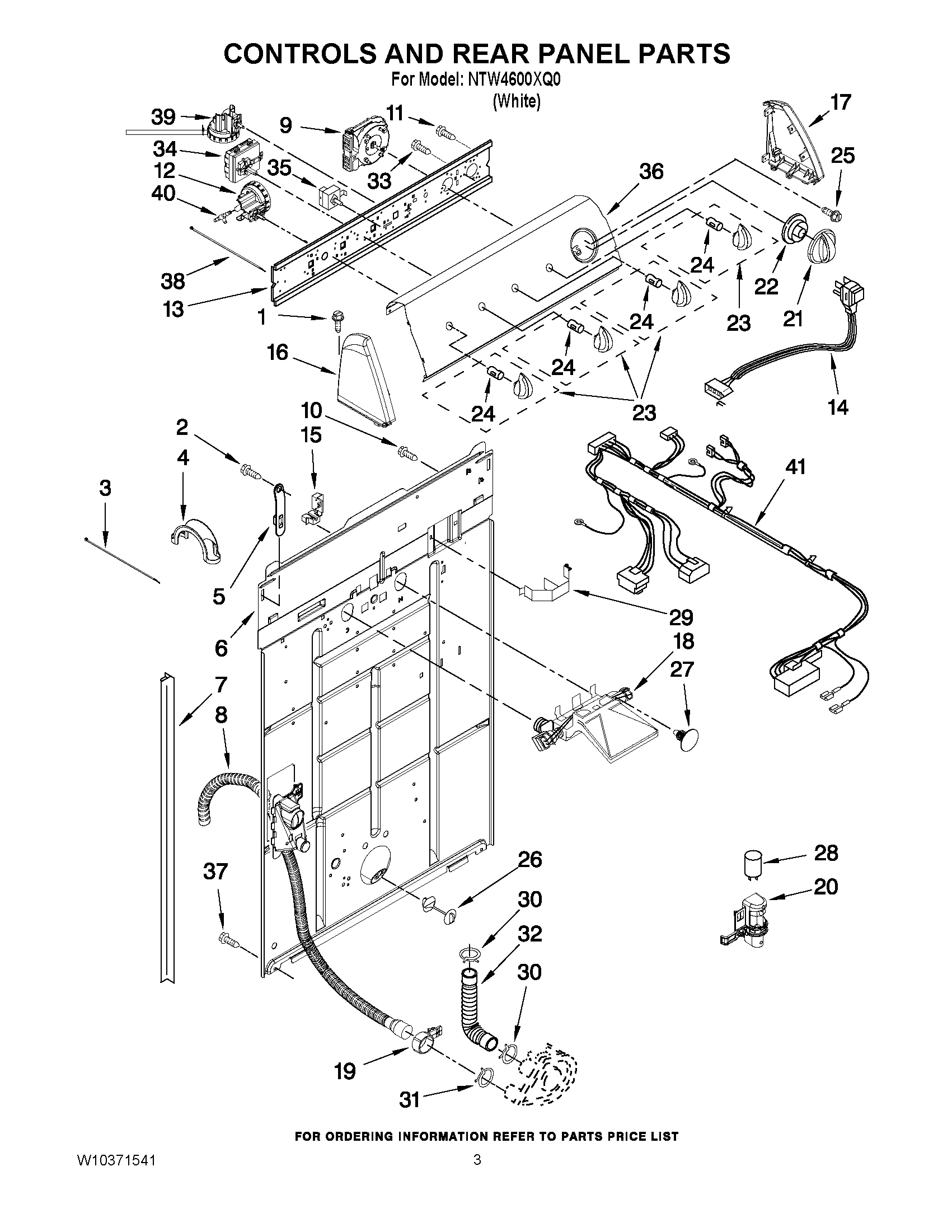02 - CONTROLS AND REAR PANEL PARTS