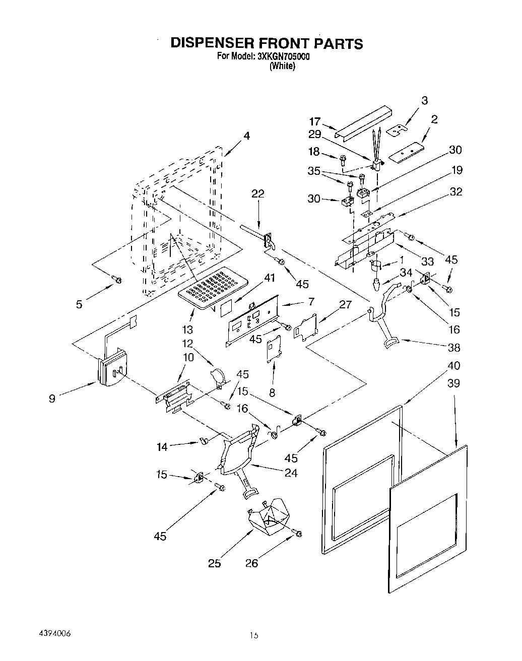 09 - DISPENSER FRONT
