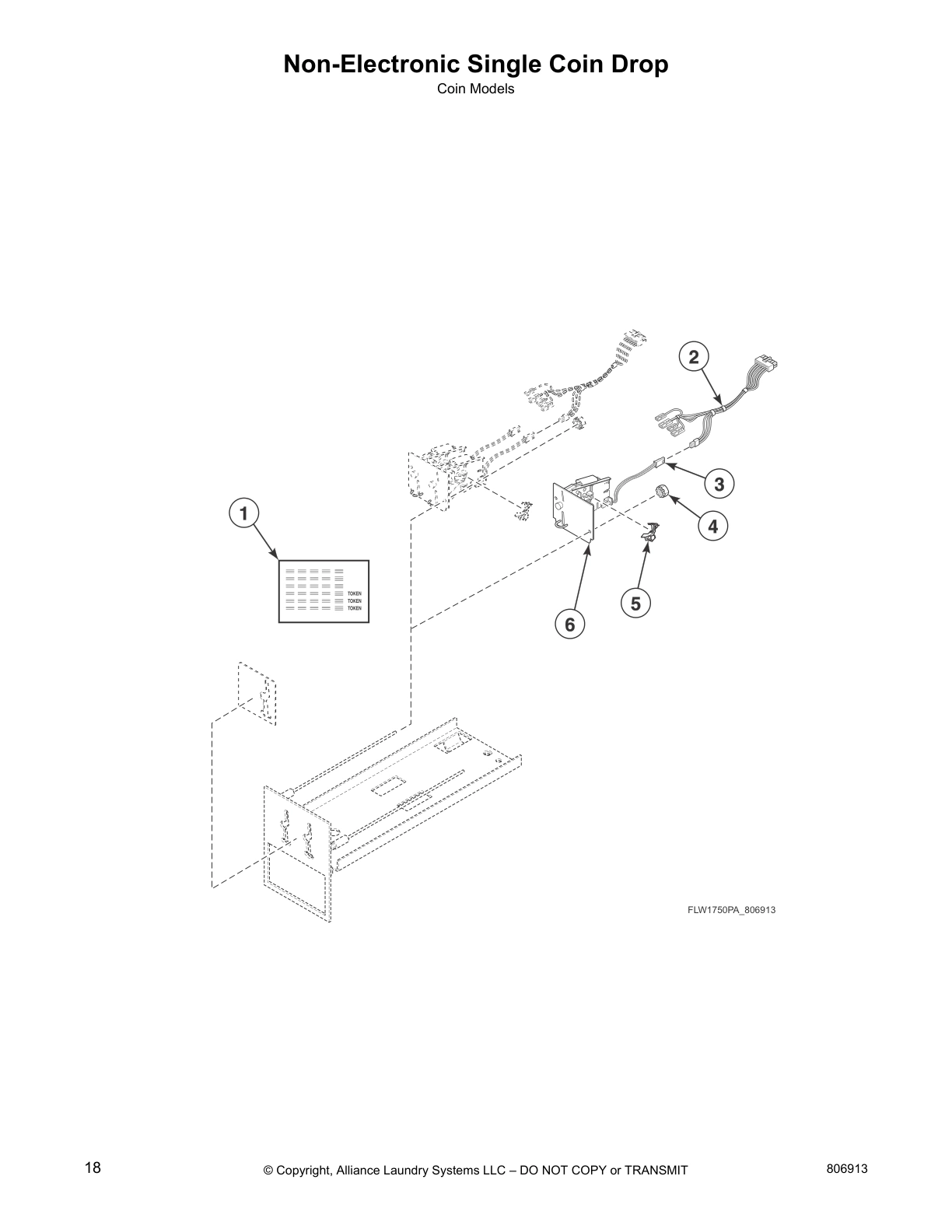 Non-Electronic Single Coin Drop