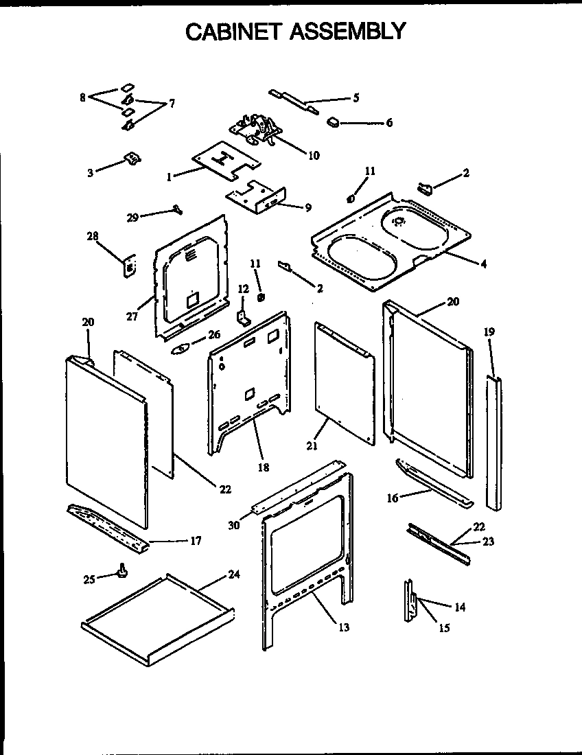 01 - CABINET ASSSEMBLY