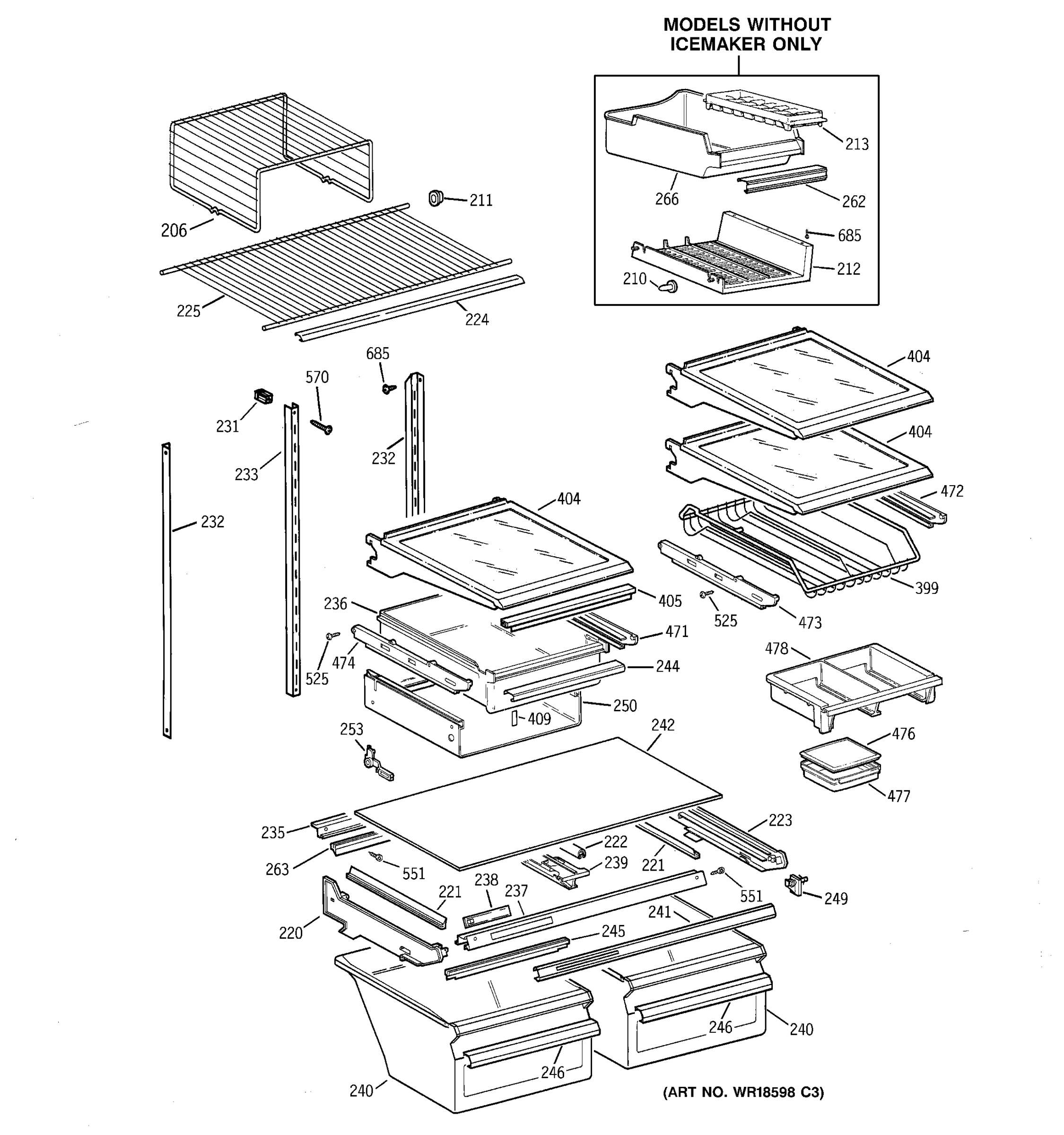 SHELF PARTS
