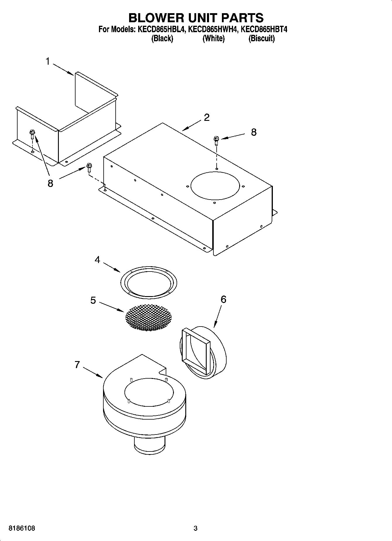 02 - BLOWER UNIT PARTS, OPTIONAL PARTS