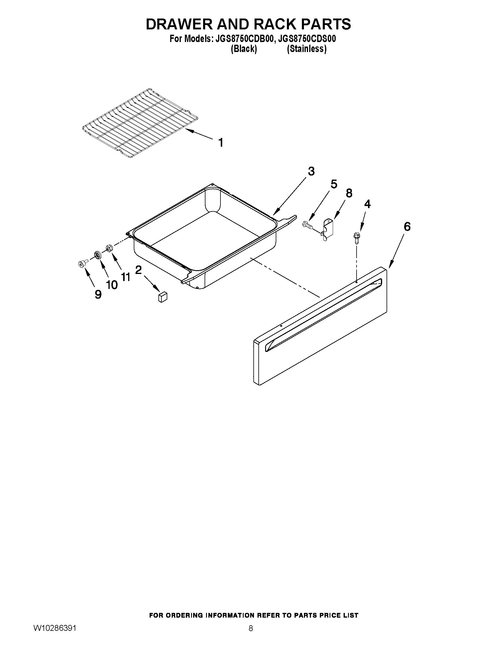 05 - DRAWER AND RACK PARTS