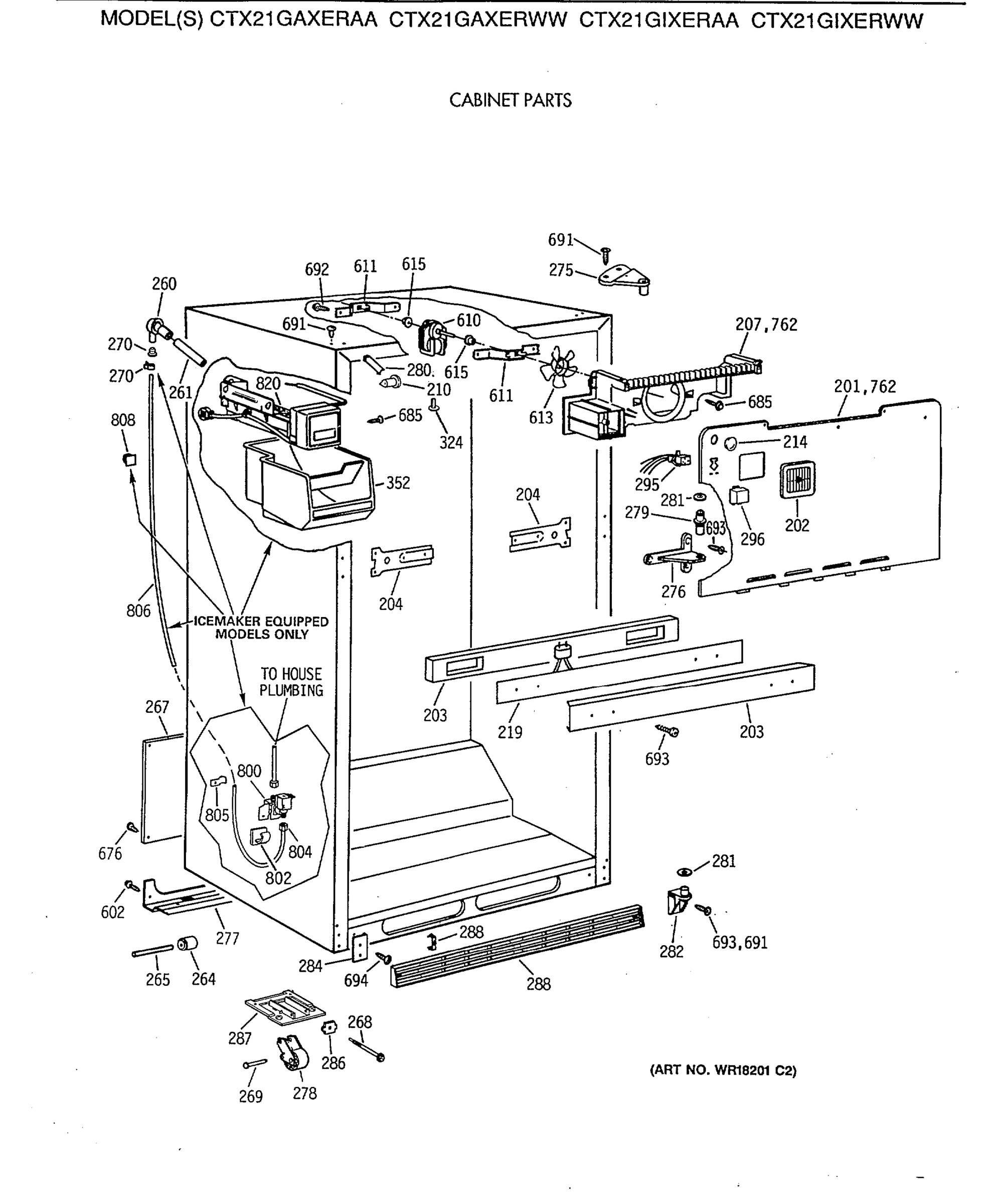 CABINET PARTS