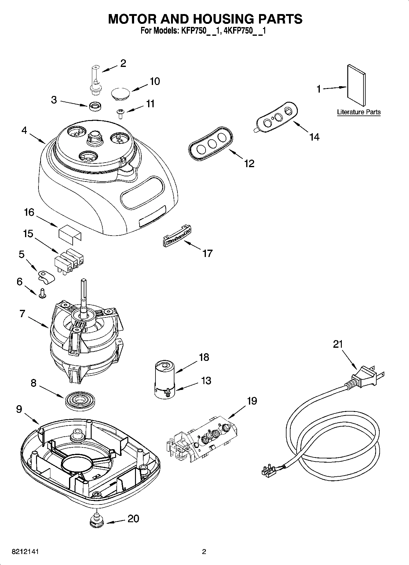 01 - MOTOR AND HOUSING PARTS