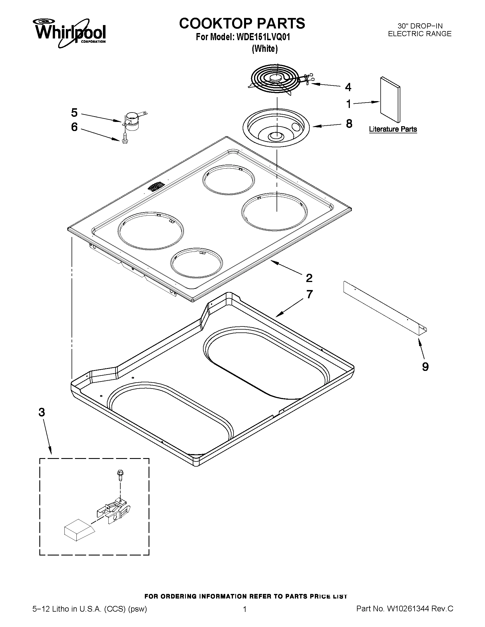 01 - COOKTOP PARTS