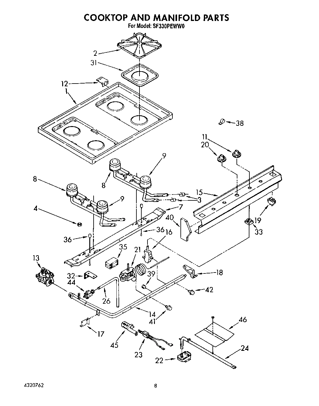 06 - COOK TOP AND MANIFOLD , LITERATURE