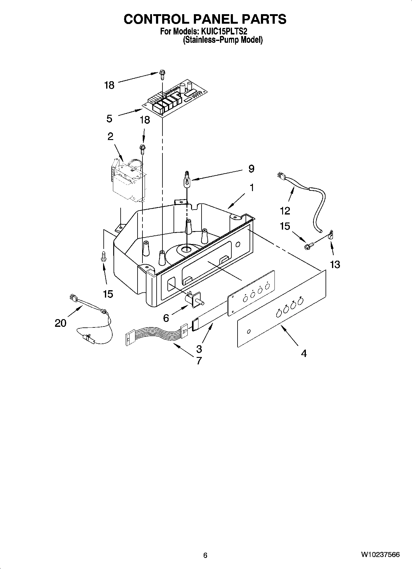 04 - CONTROL PANEL PARTS