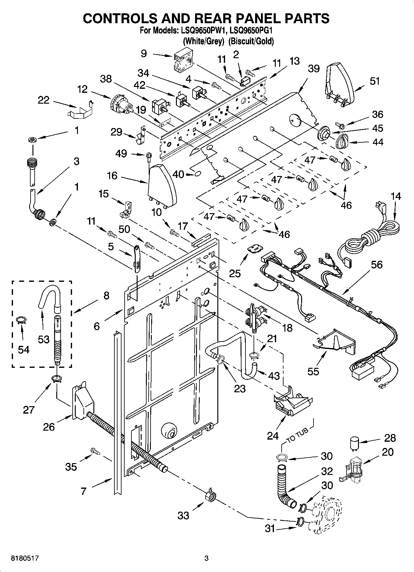 02 - CONTROLS AND REAR PANEL PARTS