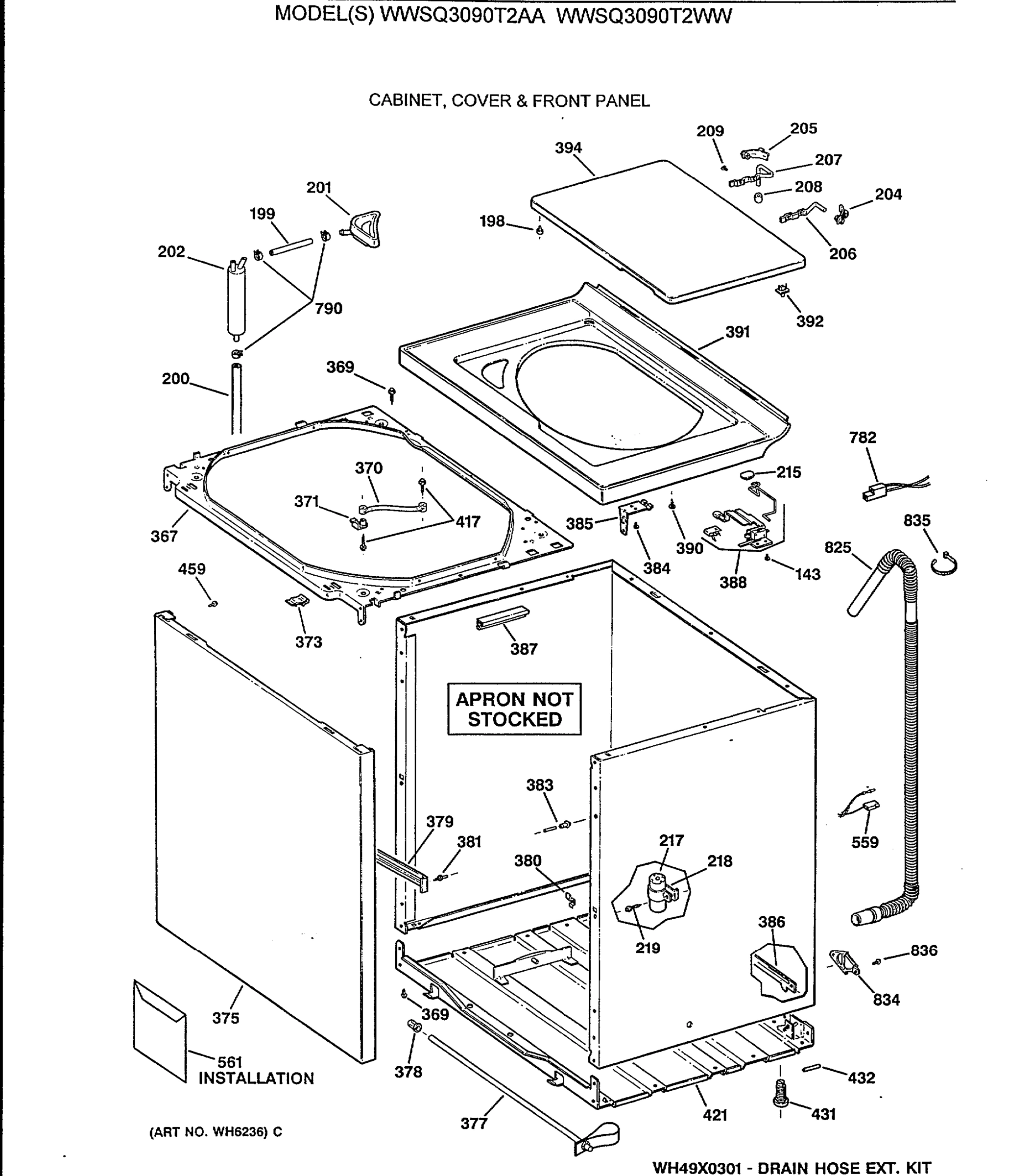 CABINET, COVER & FRONT PANEL