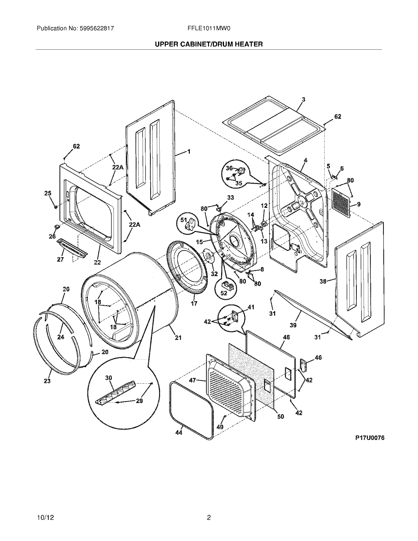 03 - UPPER CABINET/DRUM/HEATER