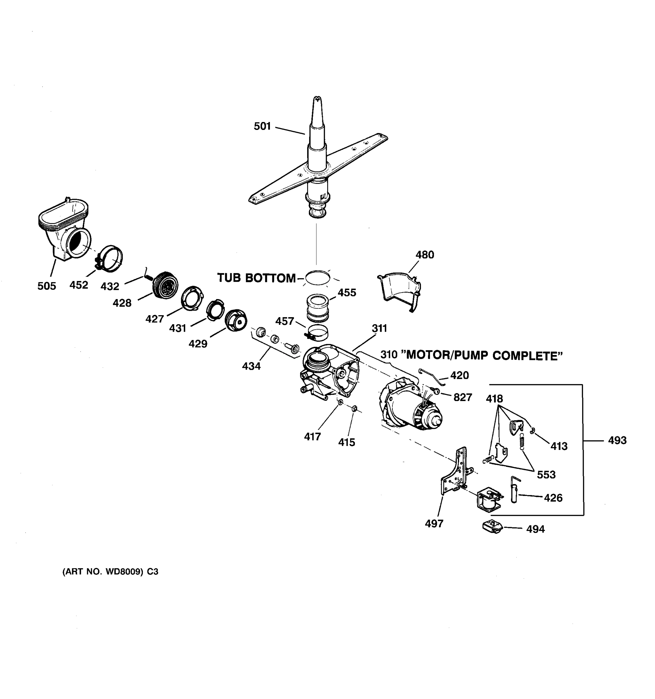 MOTOR-PUMP MECHANISM