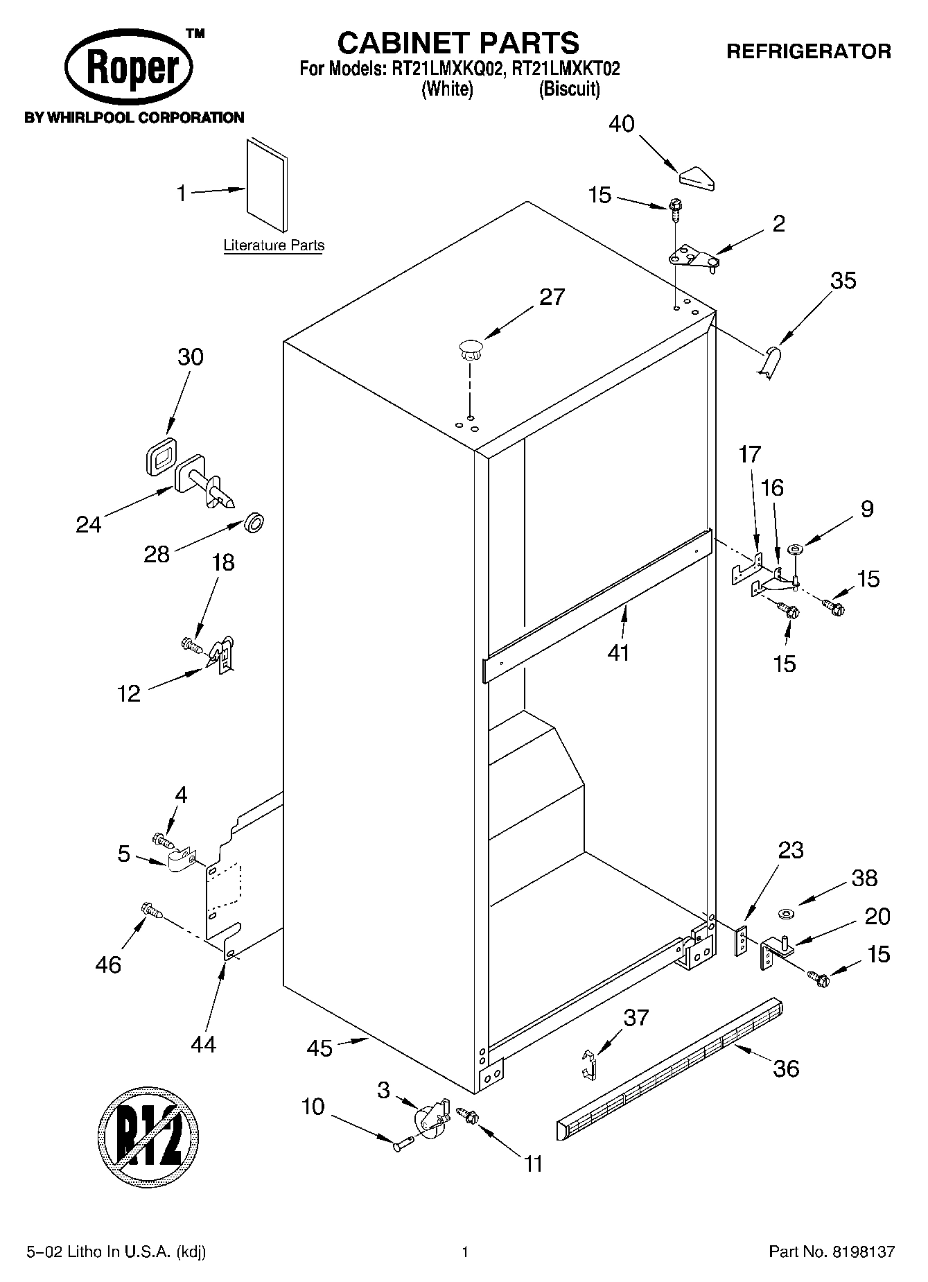 01 - CABINET, LITERATURE