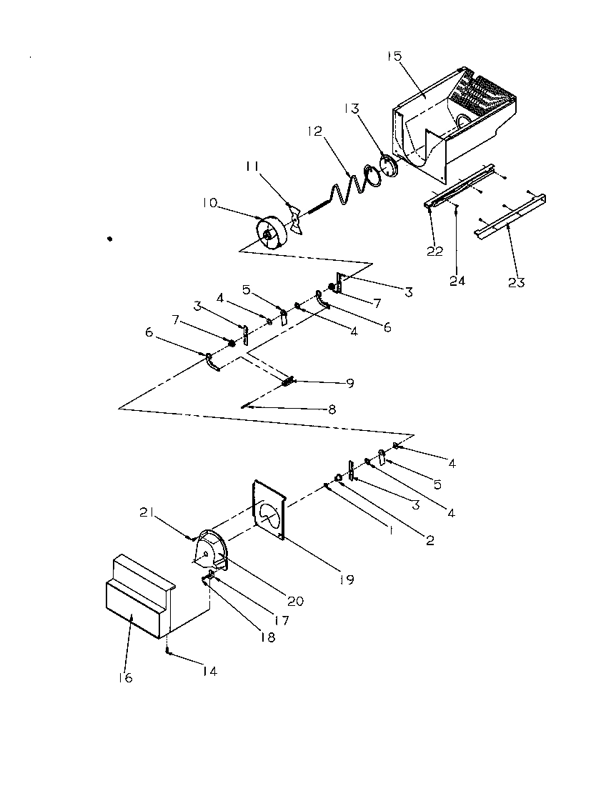 02 - CRUSHED ICE BUCKET PARTS