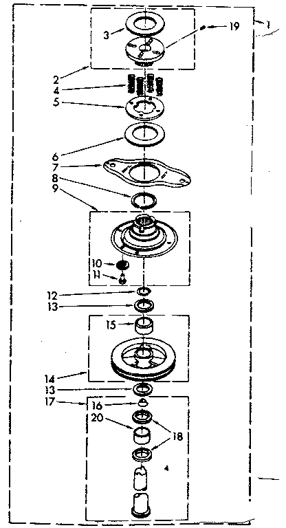BASKET DRIVE AND BRAKE PARTS