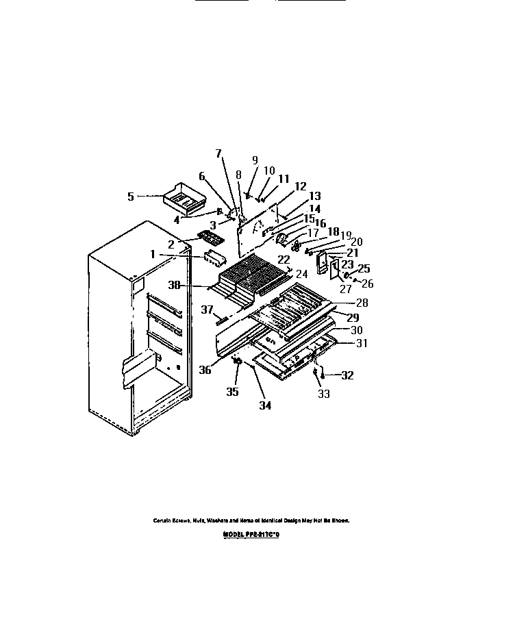 11 - INTERIOR FREEZER COMPARTMENT