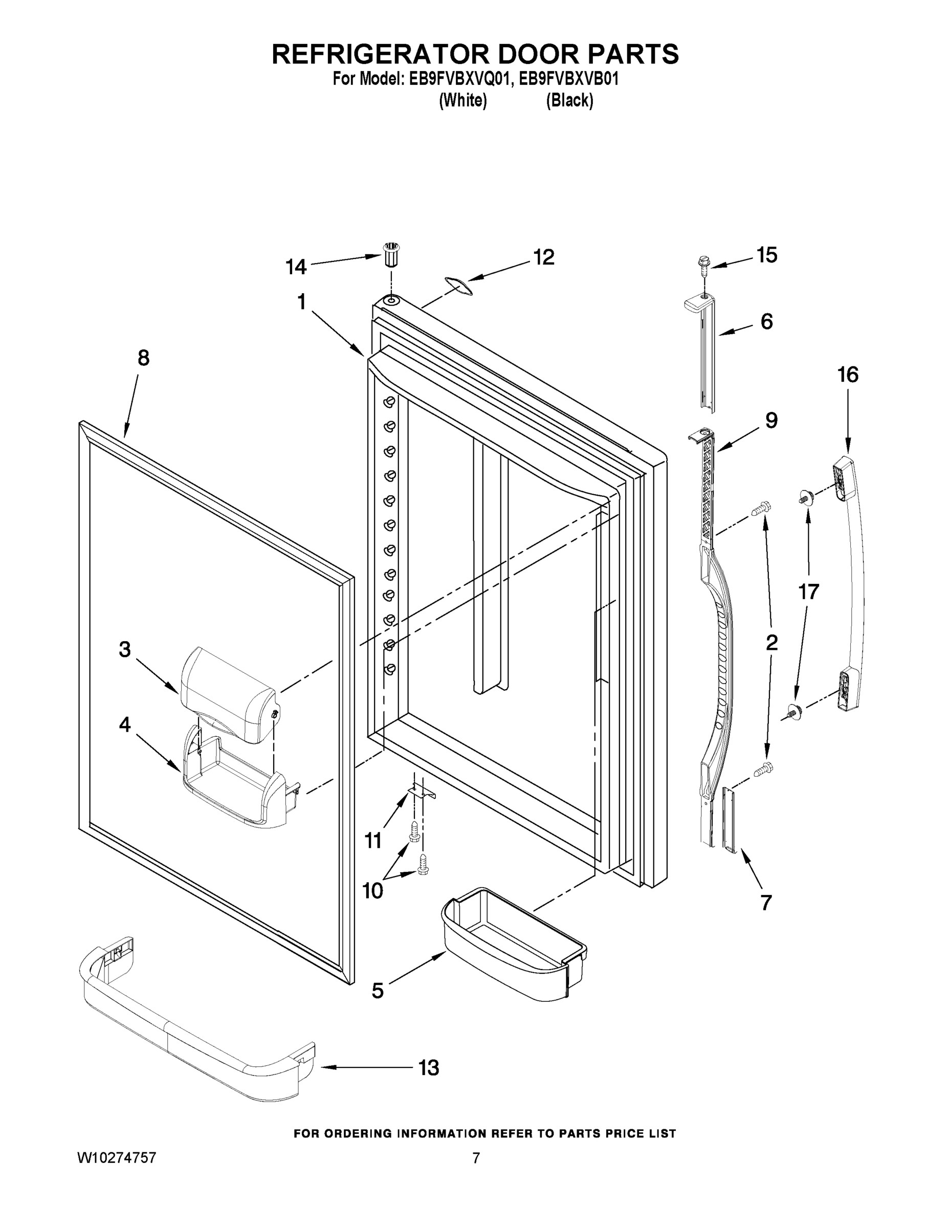04 - REFRIGERATOR DOOR PARTS
