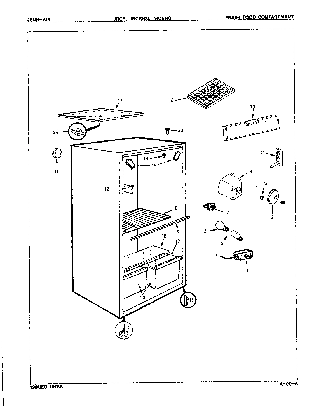 01 - FRESH FOOD COMPARTMENT