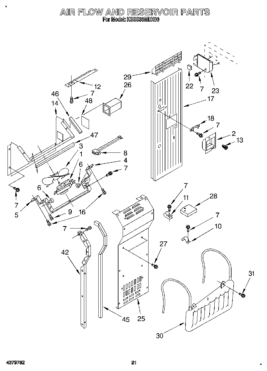 14 - AIR FLOW AND RESERVOIR