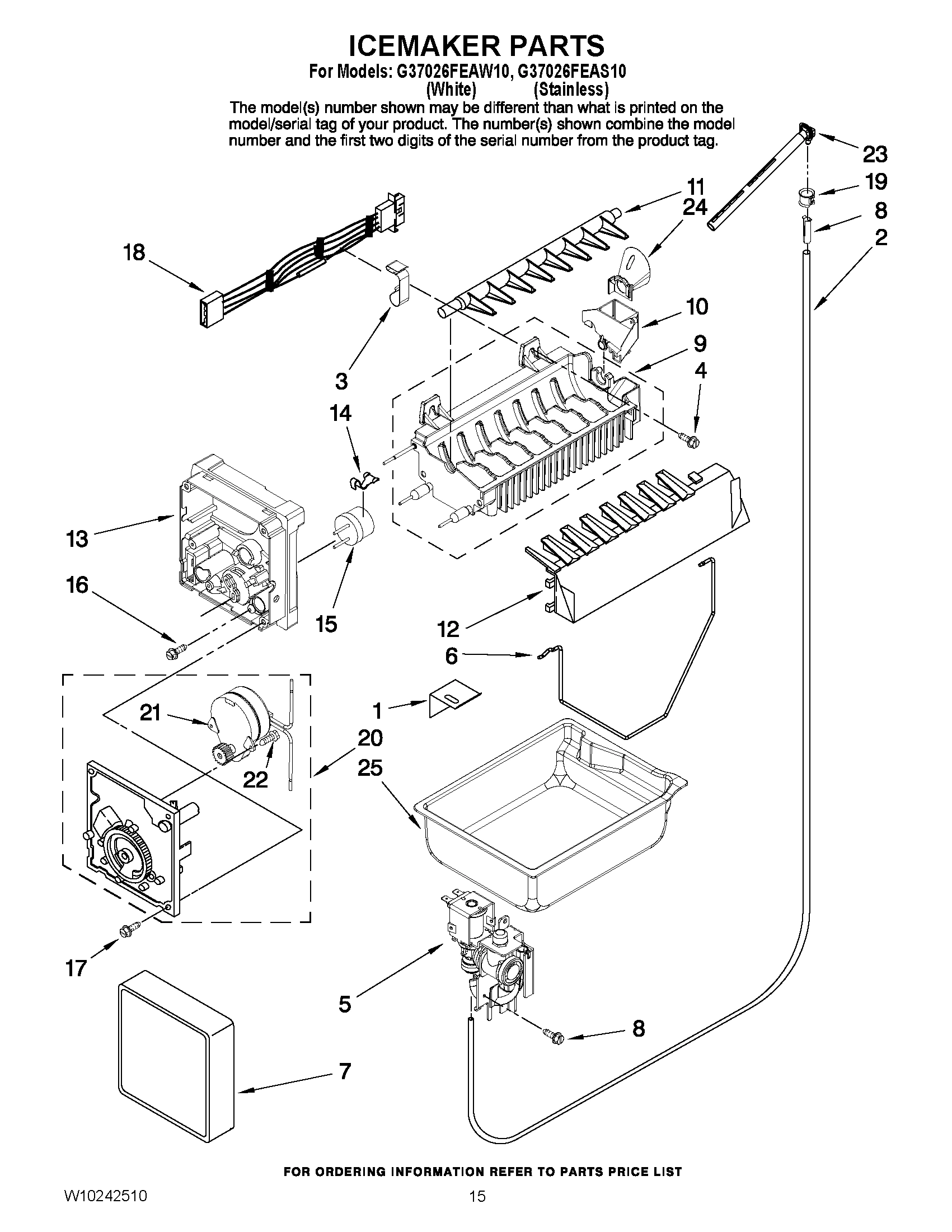 08 - ICEMAKER PARTS