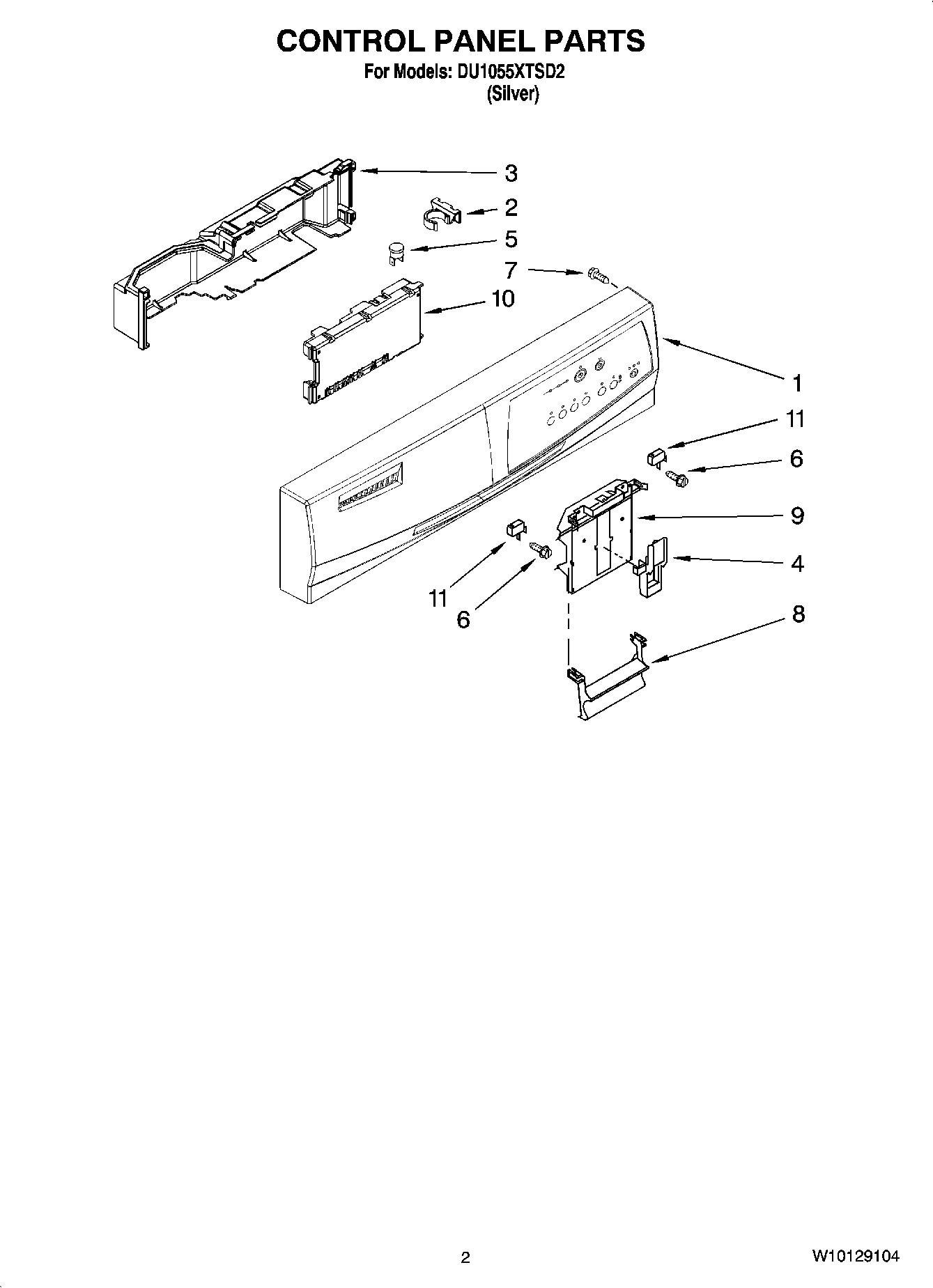 02 - CONTROL PANEL PARTS