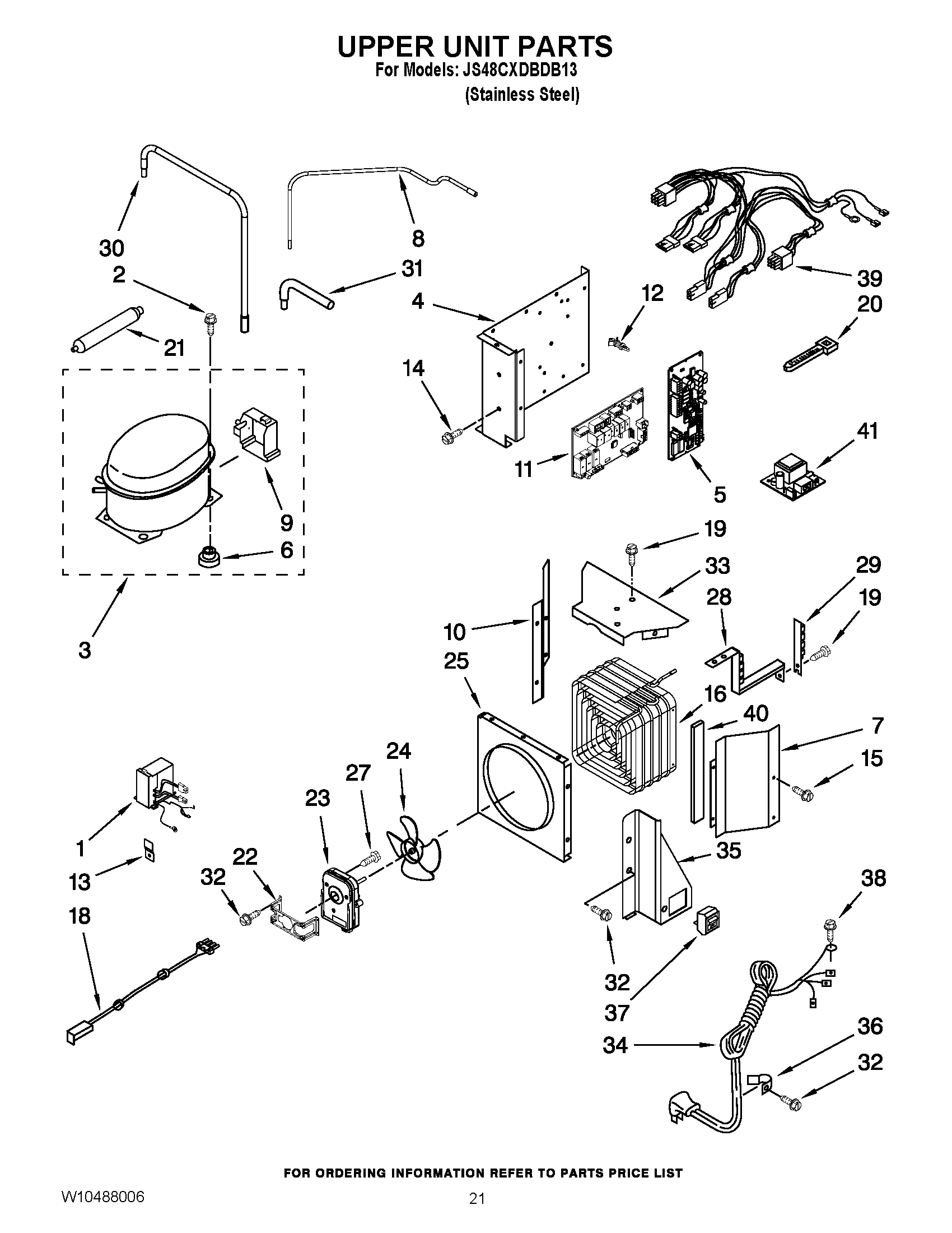 13 - UPPER UNIT PARTS