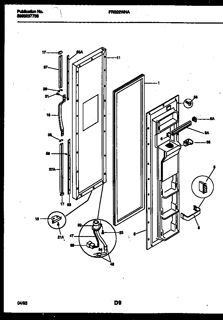 02 - FREEZER DOOR PARTS