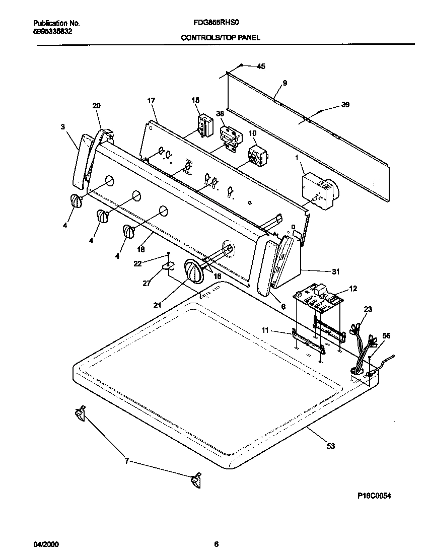 04 - P16C0054 CONTROL PANEL