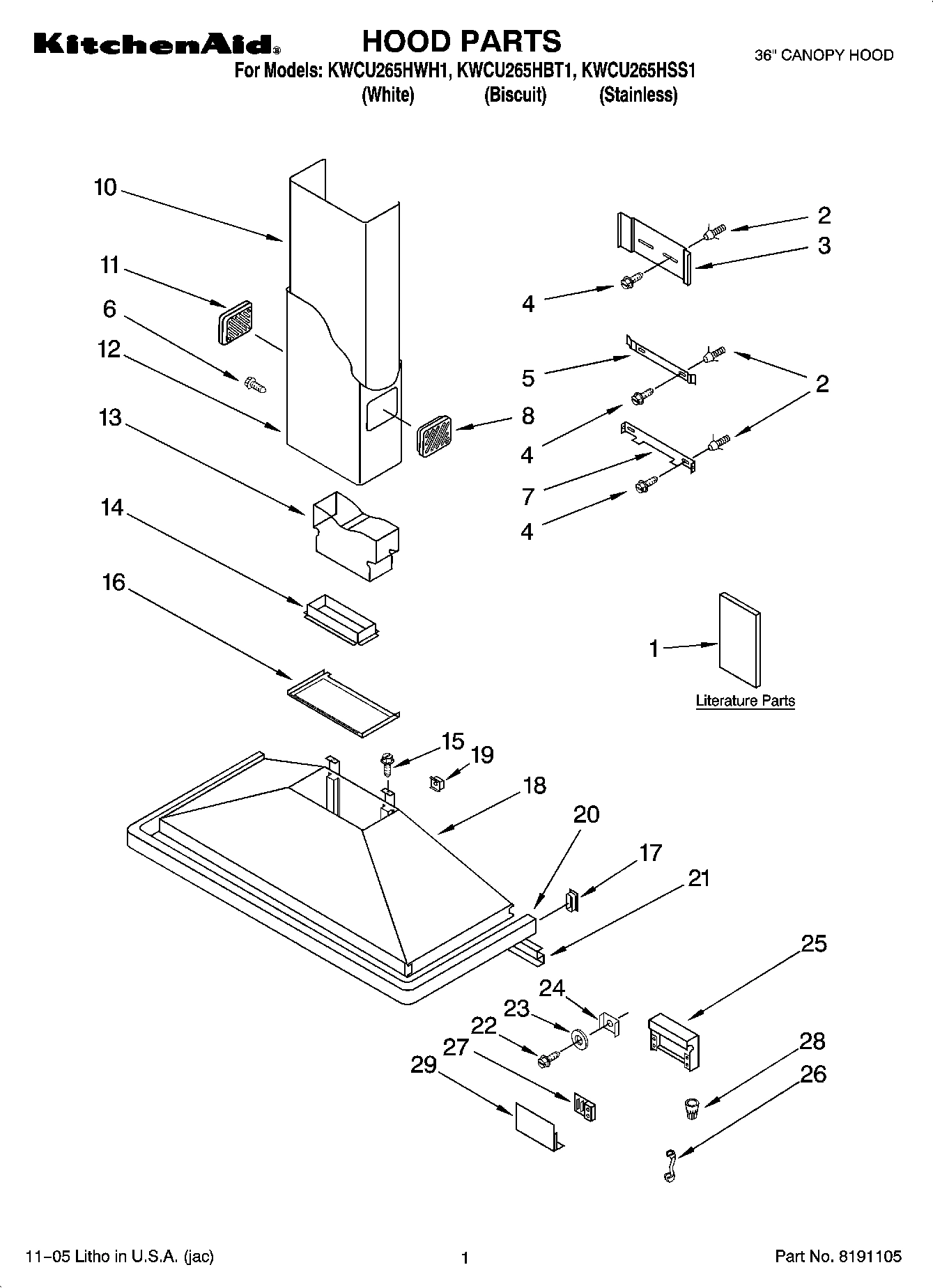 01 - HOOD PARTS