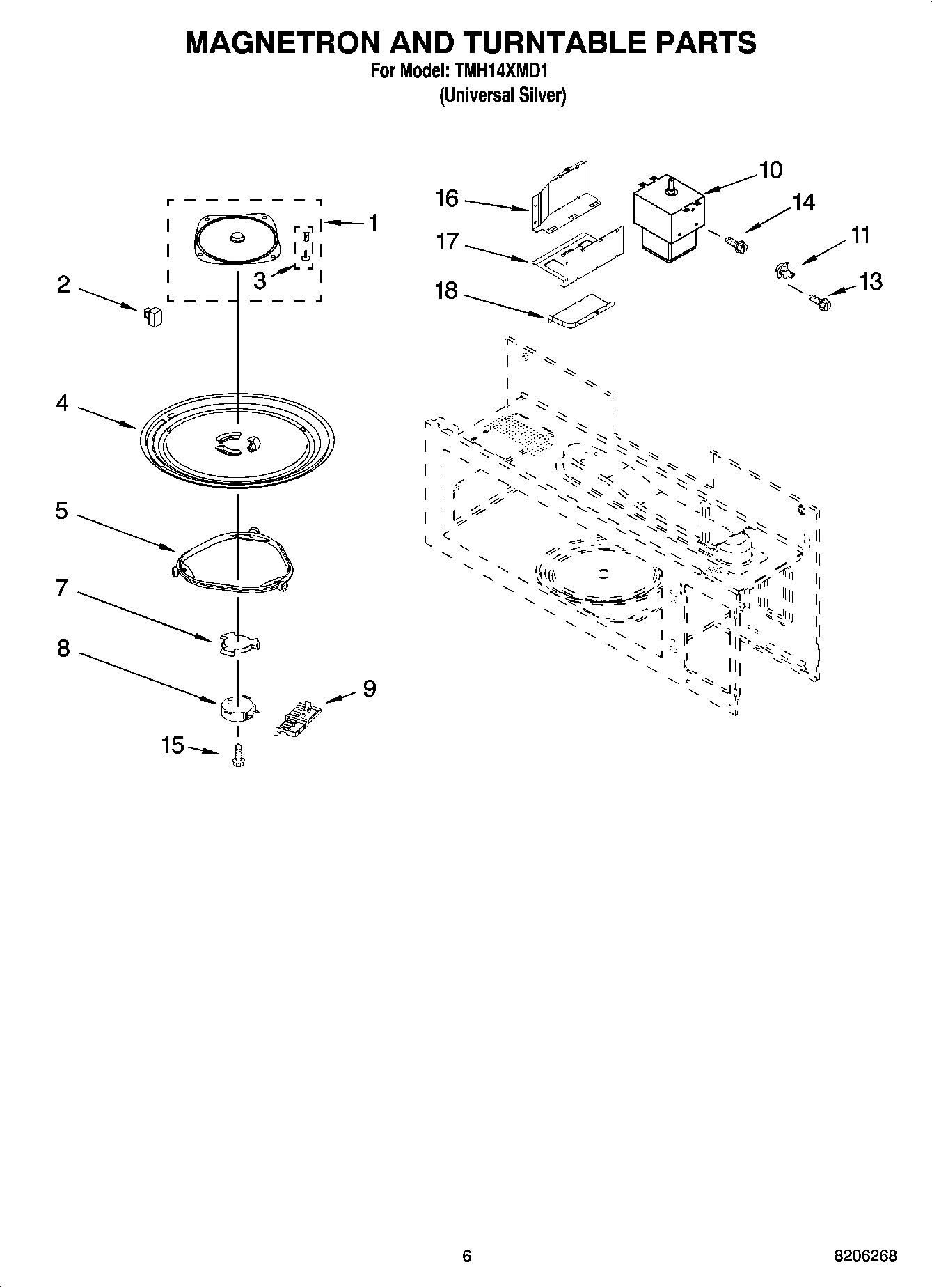 05 - MAGNETRON AND TURNTABLE PARTS