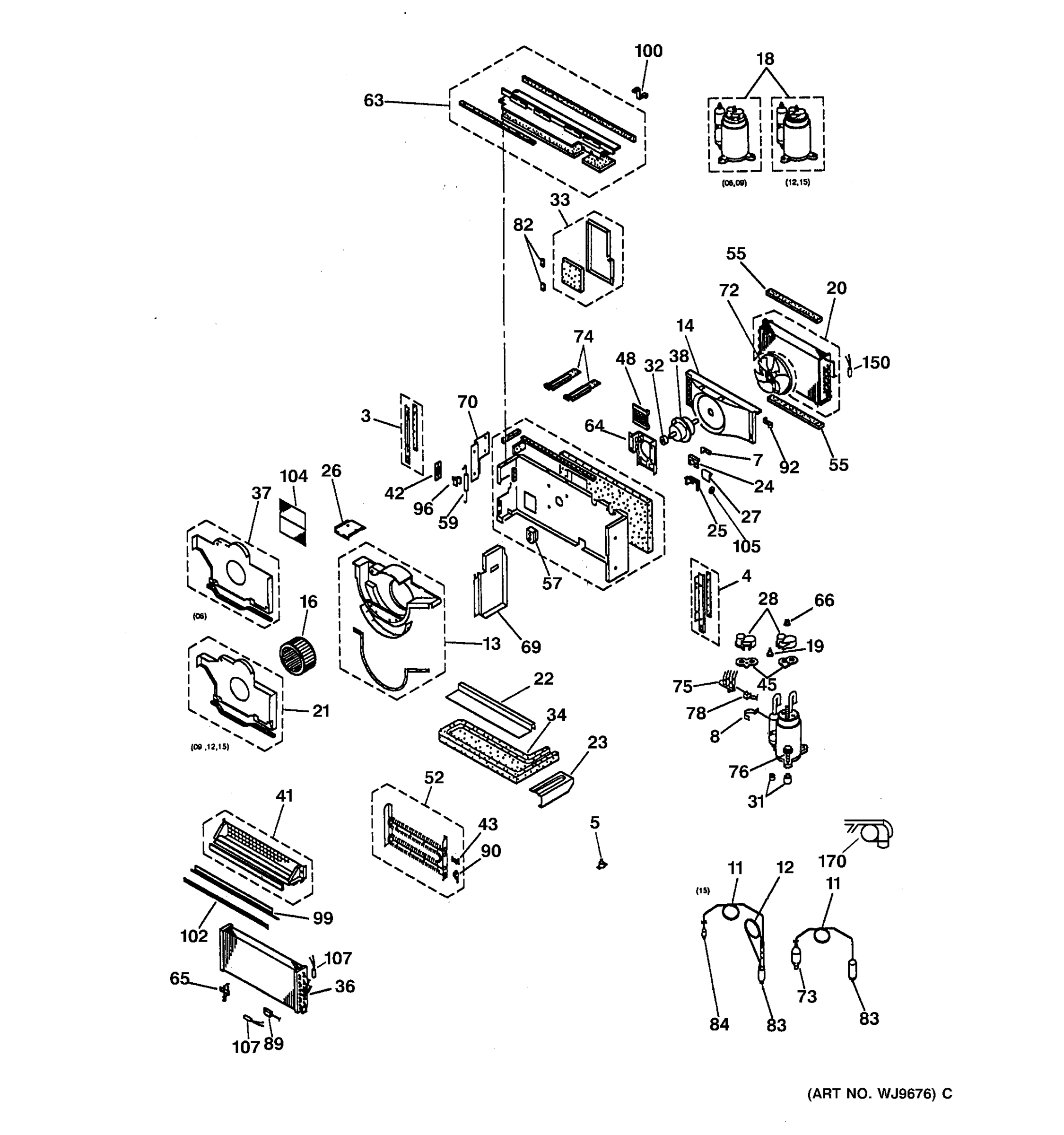 MOTOR, COMPRESSOR & SYSTEM COMPONENTS